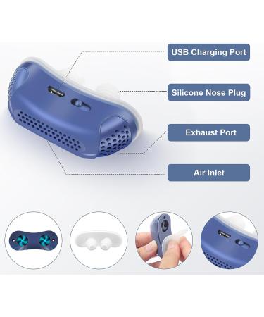Double Vortex Anti Snoring Device - Effective Solution for Men and Women - Adjustable and Breathable - Better Sleep Guaranteed - Buy Online on GoSupps.com