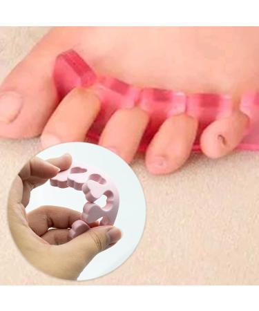 Sponge Toe Separators - 24 Pcs Toe Dividers for Manicure & Pedicure - Nail Art Spacer for Men and Women - Beauty Accessories (Random Color) - Buy Online on GoSupps.com