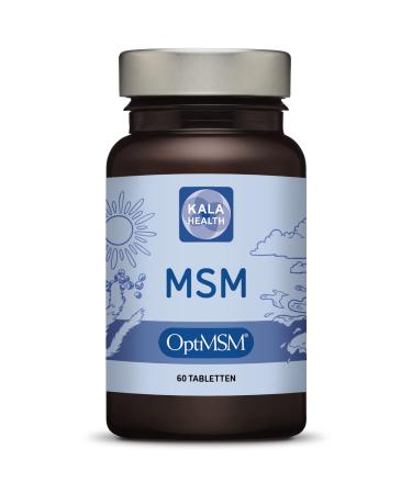 KALA HEALTH - Optimsm (methylsulfonylmethane) tablets highly dose 99.9% pure MSM sulfur laboratory tests without additives in the United States 60 - Buy Online on GoSupps.com