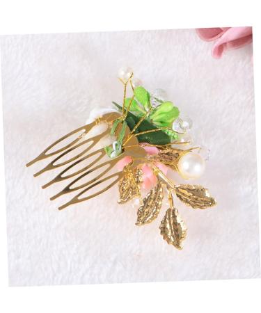 Didiseaon Wedding Hair Comb Bride Wedding Dress Hair Accessories Flower Hair Comb - Buy Online on GoSupps.com