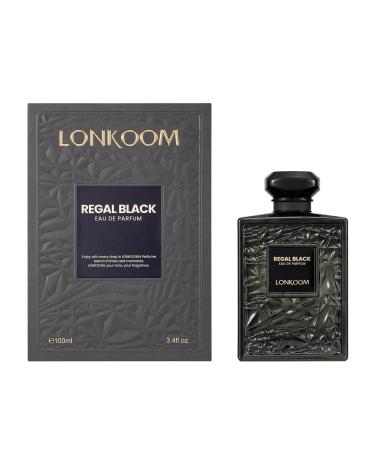 REGAL BLACK and GOLD perfume 100ml EDP Fresh Notes Long-Lasting Fragrance for Men and Women (Wood)