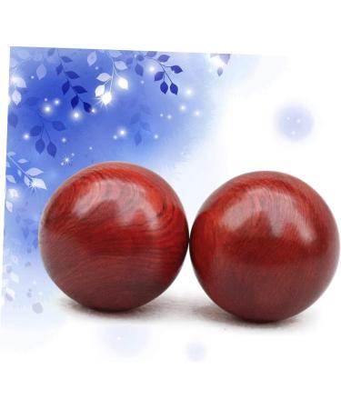 Healeved 6 StK Chinese Wooden Hand Meditation Balls | Stress Relief & Fitness Tool | Bamboo Wrist Gymnastics Ball - Buy Online on GoSupps.com