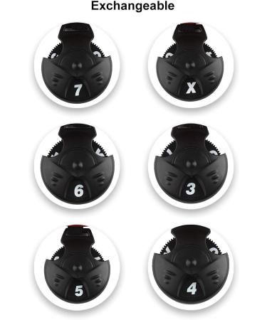 Andux 4pcs Long Neck Golf Hybrid Club Head Covers - Red CTMT-02 - Interchangeable Tags - Buy Online on GoSupps.com