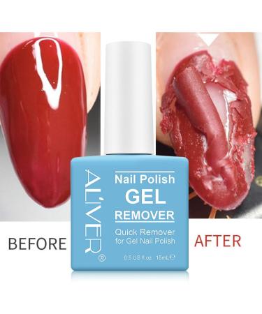 Professional Gel Nail Polish Remover | Quick & Easy 2-5 Min Removal | 4-Piece Set with Scraper | Gentle on Nails - Buy Online on GoSupps.com