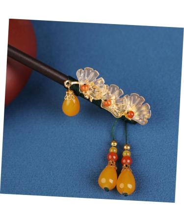 minkissy Wooden Hairpin Hair Pin Hair Barrettes Hair Clip Tassel Hair Stick Chinese Hair Sticks Hair Jewels for Women Chinese Hair Accessories Hair Sticks for Long Hair Wooden Hair Sticks 16X2.5X2CM Assorted Color - Buy Online on GoSupps.com