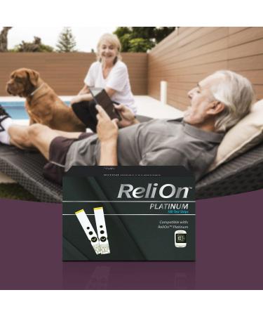 ReliOn Platinum Blood Glucose Test Strips 100 Ct Bundle - 100 Test Strips + Diabetes Care Guide - Buy Online on GoSupps.com