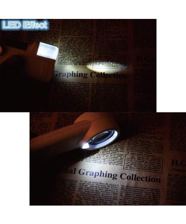 Portable Magnifier with LED Light Handheld Illuminated Reading Book Newspaper 6X Good Times - Buy Online on GoSupps.com