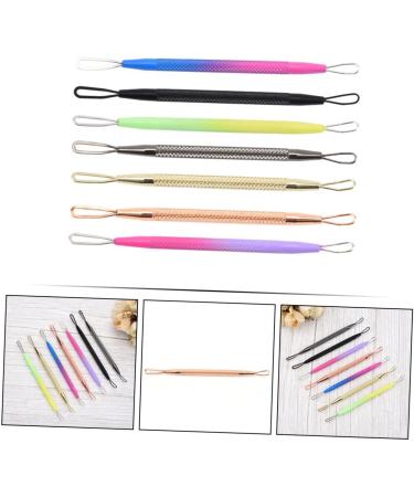 Balacoo 7pcs Double-headed Extrusion Ring Beauty Tools Blackhead Removal Blackhead Removers Stainless Steel - Buy Online on GoSupps.com