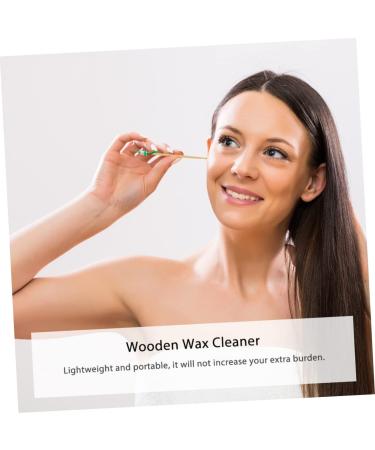 EXQUIMEUBLE Cartoon Ear Cleaner Set 12Pcs Hanging Wooden Wax Removers Random Color Ear Wax Removal Tools for Boys and Girls and Adults - Buy Online on GoSupps.com