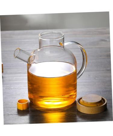 ABOOFAN Glass Containers with Lids Oil and Vinegar Bottles Terrarium Glass Container with Lid Grease Container for Kitchen Oiler Oil Dispenser Bottle Ceramics High Borosilicate - Buy Online on GoSupps.com