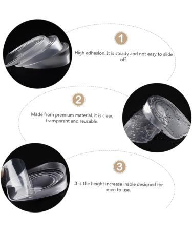 Gatuida 6 Pairs Heightening Insoles - Invisible Height Increase Gel Shoe Inserts for Men | Comfort & Style - Buy Online on GoSupps.com