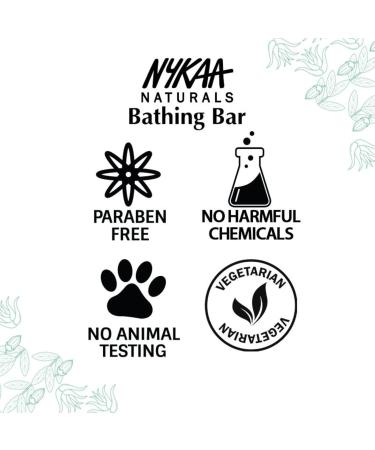 Nykaa Naturals Tea Tree & Aloe Vera Bathing Soap - Natural Skin Cleanser Nourishing & Hydrating Soap Bar - 3.5 oz - International Shipping Available - Buy Online on GoSupps.com