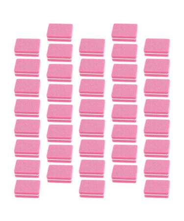 Beaupretty 100st nail file from sponge nail buffer file nail shape nail polish made of sand eva nail buffer nail buffer blocks acrylic nail file nail file nail accessories highly elastic EVA mini pink