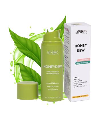 Minimo Skin Essentials Honeydew Matcha Green Tea Face Moisturizer - Lightweight Silky Moisturizer for Daily Use - 4 fl oz