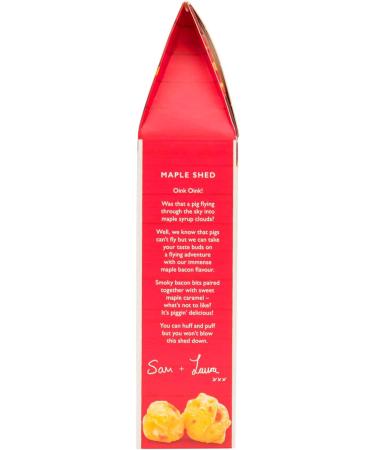 Popcorn Shed Maple Bacon Gourmet Gift Box 80g - Sweet & Savoury Movie Night Snack - Buy Online on GoSupps.com