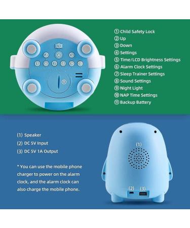 FUUIE Kids Sleep Trainer - Colorful Night Light & Nap Timer for Children - Buy Online on GoSupps.com