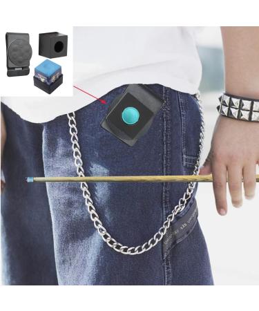 Qinwuwu XXHong Magnetic Pool Cue Chalk Holder - 2Pcs Snooker Chalk Accessories - Buy Online on GoSupps.com