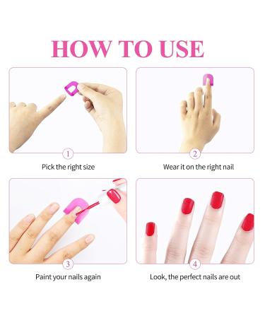 28pcs Nail Stencils & Nail Art Pens | Perfect for Creative Nail Designs & Easy Polish Removal - Buy Online on GoSupps.com