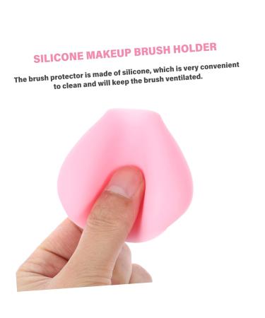 FRCOLOR 2pcs Makeup Brush Holder Cover - Travel Cosmetic Storage & Protector - Pink Brush Covers for Safe Makeup Storage - Buy Online on GoSupps.com