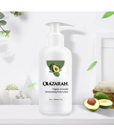 OLAZARAH Organic Avocado Moisturizing Body Lotion (Suitable for All Skin Types) 17 Fl. oz