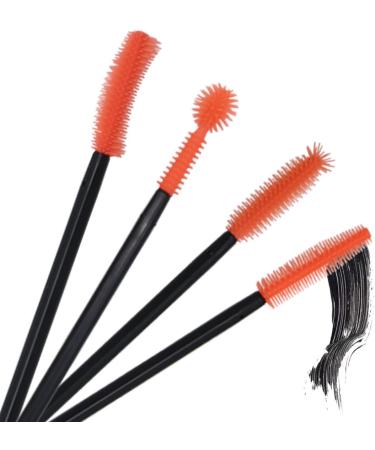 Silicone Mascara Stencil Silicone Mascara Shield Stencil Silicone Eye Makeup Tool for Dating Night Out and Daily Use Pink + Eyelash Brush - Buy Online on GoSupps.com