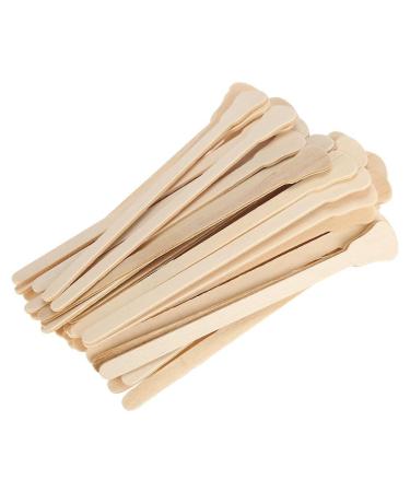 50 Piece Wooden Spatula Set - Eco-Friendly Wax Applicators for Face Masks & Hair Removal | Premium Quality Wooden Sticks - Buy Online on GoSupps.com