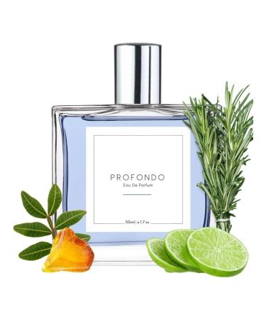 Profondo EDP Perfume for Men | Aromatic Marine Citrus Fragrance | Strong & Long Lasting Spray | Luxury Gift for Him