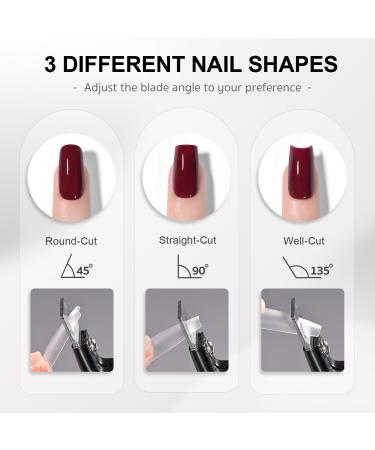 GAOY Acrylic Nail Clippers - Professional Stainless Steel Edge Cutter for False Nails & Nail Art Accessories - Sharp Blade for Salon & Home Use - Buy Online on GoSupps.com