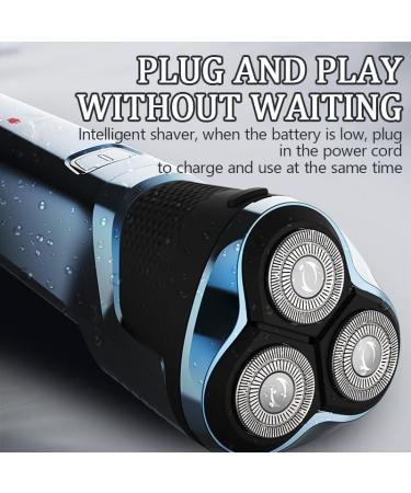 Buy Waterproof Electric Razor for Men - Wet & Dry Shaving with Pop-up Trimmer | 4D Floating Head & LCD Indicator - Buy Online on GoSupps.com