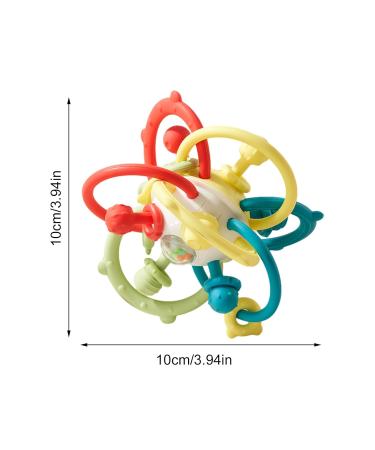 Lambo Babies Bite Rattles | Sensory Biting Toys for Preschool Learning | Gripping Plates & Bitering Balls for Newborns Boys & Girls - International Shipping Available - Buy Online on GoSupps.com
