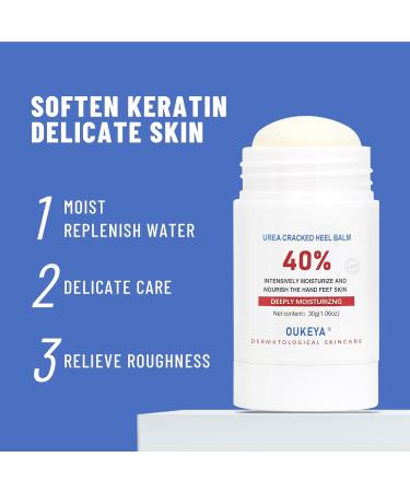 OUKEYA Urea Cream 40% - Intensive Moisturizer for Dry Skin | 30g | Fast International Shipping - Buy Online on GoSupps.com