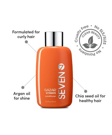 SEVEN Gazar Hydrate Conditioner - Deeply Moisturizing for Dry Hair, 10.7 fl. oz - Buy Online on GoSupps.com