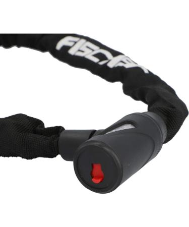 FISCHER Chain Lock with Numbers - 5mm Diameter 20mm Width 90cm Length | Secure Your Belongings | Black Uni Key Design - Buy Online on GoSupps.com