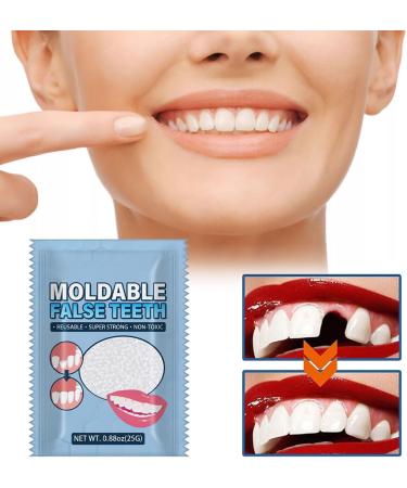 Provisional Dentures & Temporary Dental Repair Kit for Halloween Cosplay - 25g Vampires Fake Dentures - Buy Online on GoSupps.com
