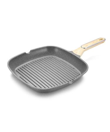 SKINII Pan Multi-Purpose Durable Nonstick Frying Pan 3-in-1 Steak Breakfast Skillets Omelet Saucepan Cooking Pot Kitchen Cookware Utensils (Color : A)