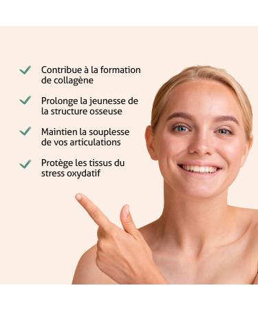 Blanc Bresson Marine Collagen Joint Flexibility and Bone Strengthening Patented Type 1 and 2 Marine Collagen Vitamins B3 C D and E 90 Capsules Made in France - Buy Online on GoSupps.com