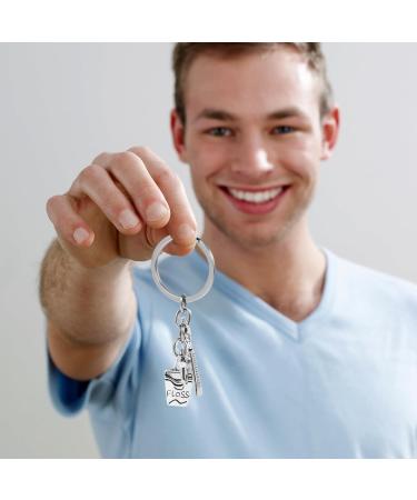 Premium Sosoport Toothbrush & Toothpaste Keychain - Unique Metal Dental Pendant Gift for Hygienists - Buy Online on GoSupps.com