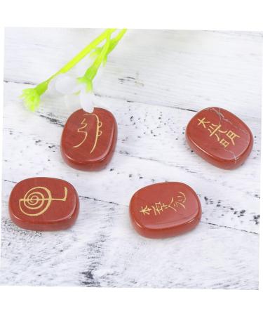 Holibanna Blue Model Foam 3pcs Palm Stone Mini Knit Hats Crystal Stone Pocket Worry Stone Chakra Gemestone Decoration Natural - Buy Online on GoSupps.com