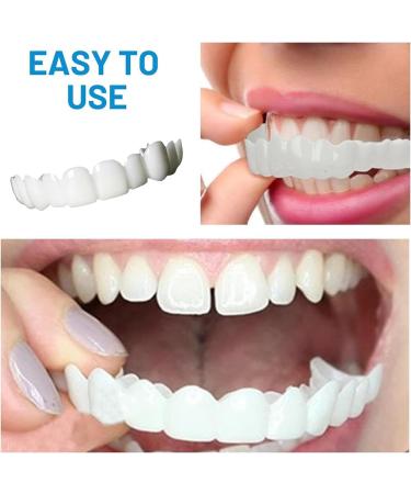 Iksvmsi Protheses Fake Teeth - 2 Pairs of Temporary False Teeth Veneers for Tooth Defects | International Shipping - Buy Online on GoSupps.com