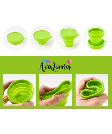 Avalona Menstrual Cup Cleaning & Sterilization Cup - Foldable Green 1 Piece for Safe Storage & Hygiene - Buy Online on GoSupps.com