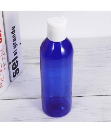 Lurrose 6-Pack 250ml Refillable Empty Plastic Cosmetic Bottles - Travel Soap Dispenser & Liquid Containers in Blue | Ideal for Creams Soaps & Water - Buy Online on GoSupps.com