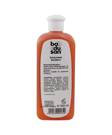 Pack of 3 Badusan Bath Additive Foam Bath - Sea Buckthorn 8 x 500 ml | International Shipping Available - Buy Online on GoSupps.com