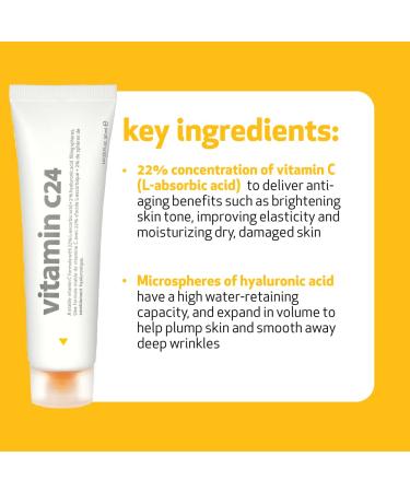 INDEED LABS c24 Vitamin Cream Serum & Moisturizer | Repair & Restore Skin | 30 ml - Buy Online on GoSupps.com