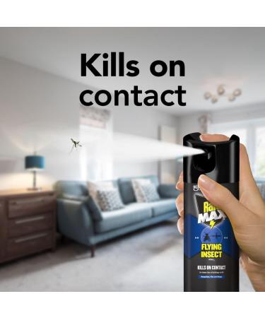 Raid MAX Flying Insect Killer and Mosquito Repellent Insect Killer Spray for Indoor and Outdoor Use Kills Bugs on Contact 500g Can - Buy Online on GoSupps.com