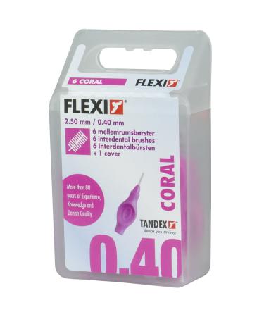 Tandex Flexi interdental brushes pink microfine 6 pieces