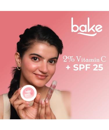 BAKE Rose Tinted Lip Balm Oil with SPF 25 PA+++ | Nourishing Lip Care with Vitamin C | Smooth Soft & Naturally Tinted Lips | Alcohol-Free | 15 g - Buy Online on GoSupps.com