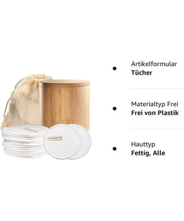 EcoPanda Slimming Pads - Reusable Bamboo Cotton Pads | Washable Zero Waste 18x | Sustainable Eco-Friendly Solutions - Buy Online on GoSupps.com
