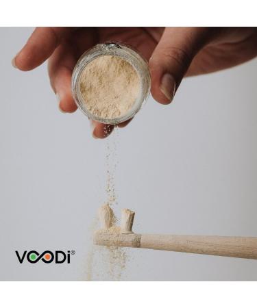 VOODi Natural Miswak Tooth Powder - 100% Pure Chemical-Free Teeth Whitening & Strengthening (10g - Buy Online on GoSupps.com