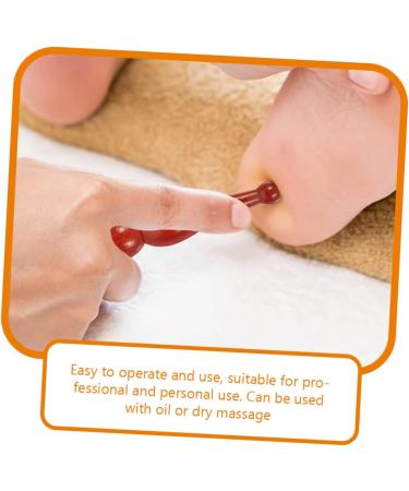 Minkissy Acupuncture Rod & Foot Massager Set - 4-Piece Wooden Roller Massage Device for Relaxation & Garden Ornaments - Buy Online on GoSupps.com