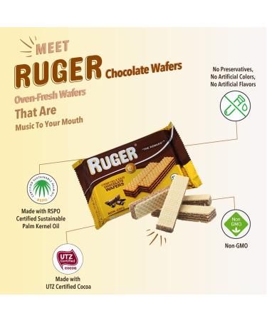 Ruger Wafers - Delicious Austrian Chocolate Wafers (12 Pack, 2.125 oz) - Buy Online on GoSupps.com